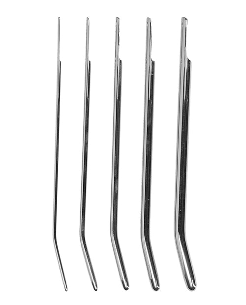 Shots Ouch Urethral Sounding Metal Dilator Set - GreatEagleInc