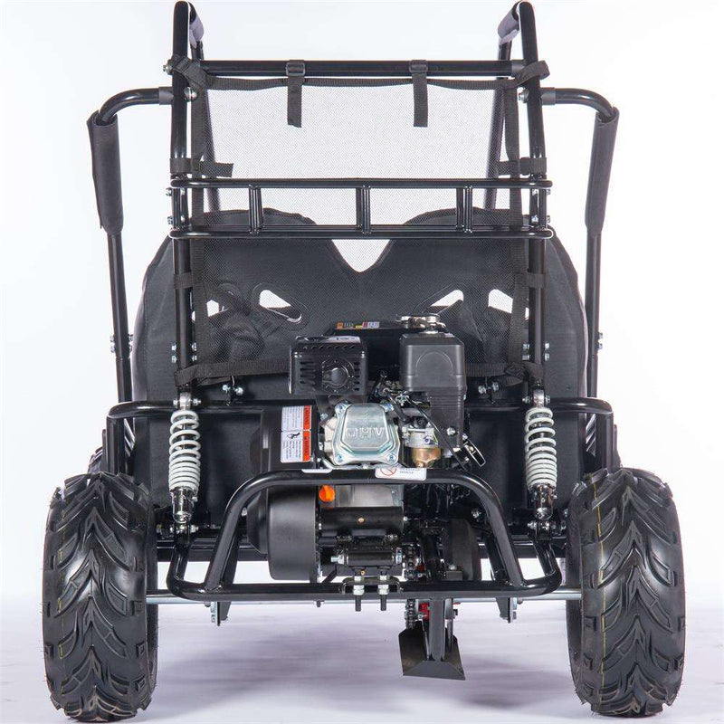 Mototec Mud Monster Xl 212cc 2 Seat Go Kart Full Suspension Blue - Apparel & Accessories