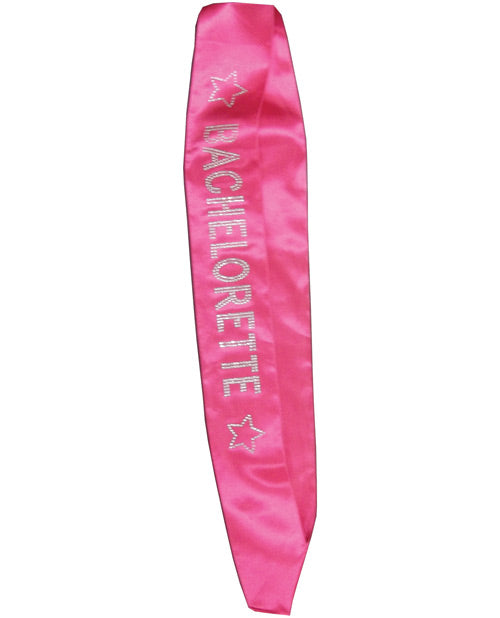 (wd) Sash W/ Bachelorette Logo Pink