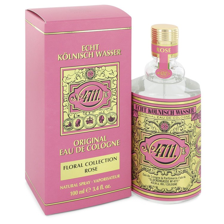 4711 Rose by 4711 Eau De Cologne Spray 3.4 oz for Men - GreatEagleInc