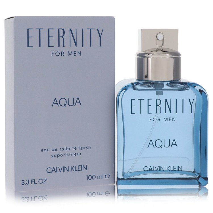 Eternity Aqua by Calvin Klein Eau De Toilette Spray for Men 3.4oz Regular