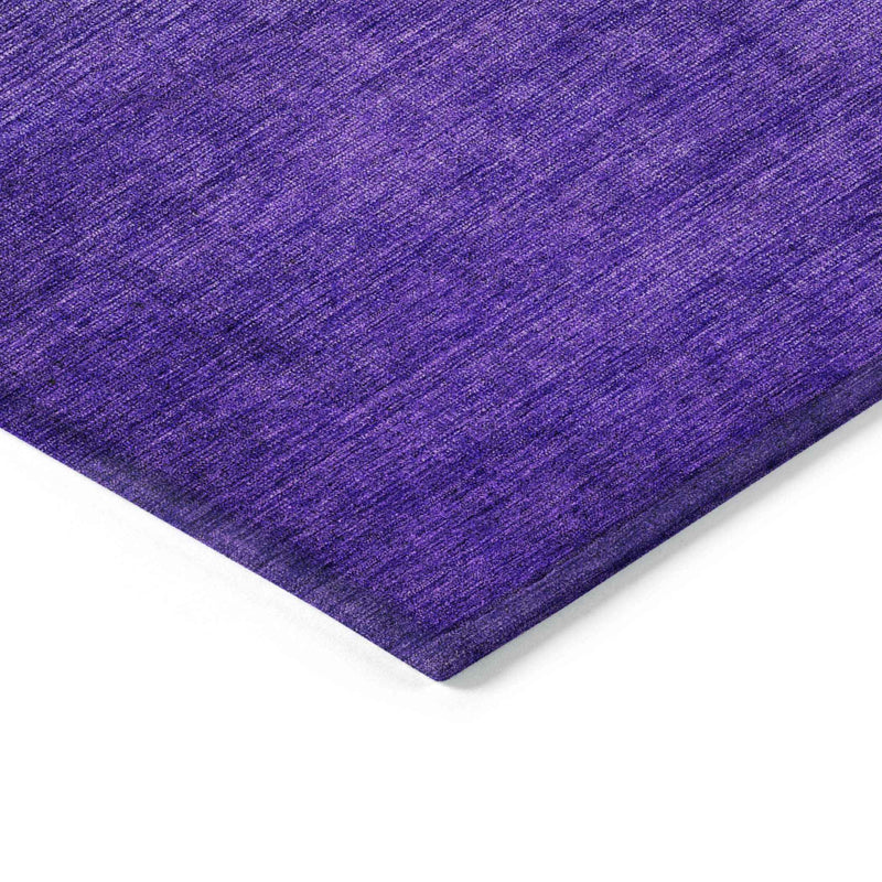 3' X 5' Green Purple And Charcoal Ombre Washable Indoor Outdoor Area Rug