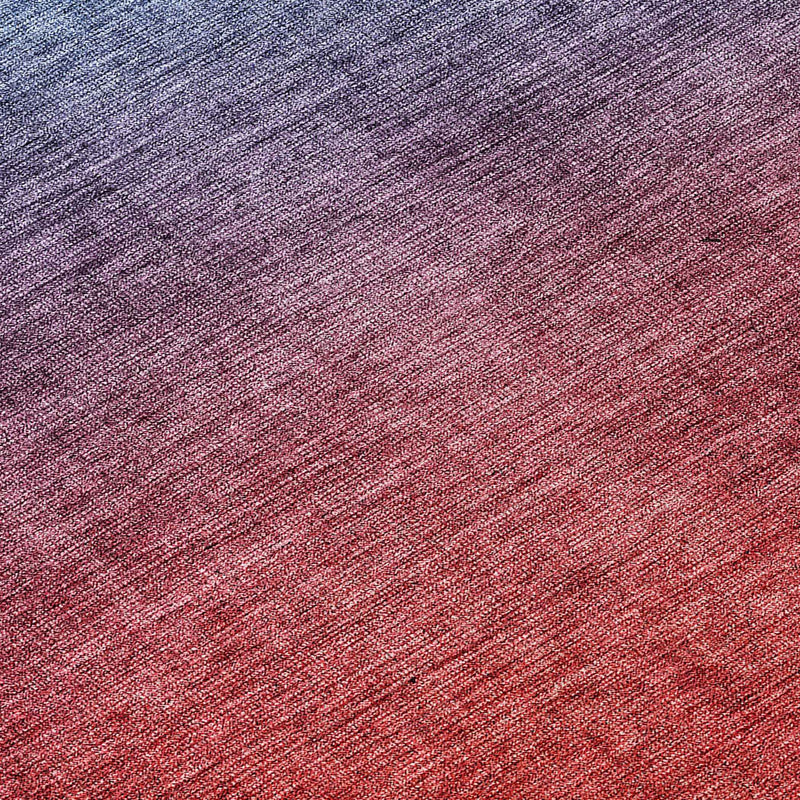 8' Navy Blue Red And Eggplant Round Ombre Washable Indoor Outdoor Area Rug