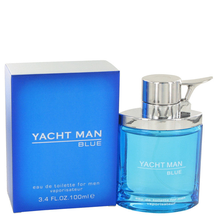 Yacht Man by Myrurgia Eau De Toilette Spray 3.4 oz for Men - Blue - Beauty & Fragrance