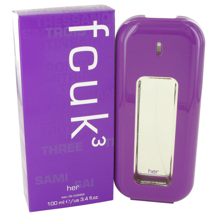 FCUK 3 by French Connection Eau De Toilette Spray. Men Regular