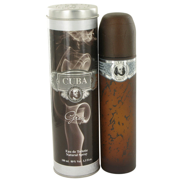Cuba Grey by Fragluxe Eau De Toilette Spray for Men - 3.4 Oz - Beauty & Fragrance
