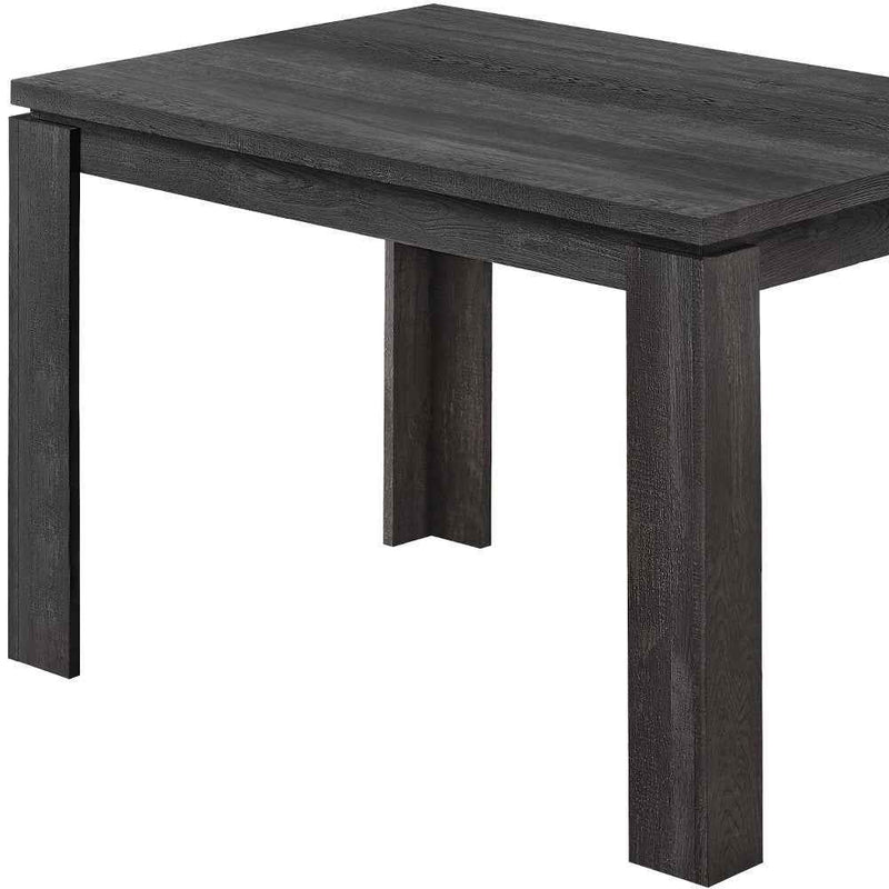 47" Black Dining Table