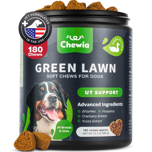 Grass Burn Spot Chews for Dogs Dog Urine Neutralizer for Lawn Grass Savers for Dog Urine Dog Pee Lawn Spot Saver Caused by Dog Urine Grass Treatment Rocks Probiotics Enzymes & Multivitamins Default Title