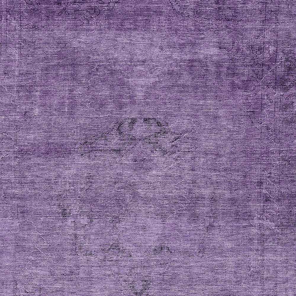 8' X 10' Purple Eggplant And Lavender Oriental Washable Indoor Outdoor Area Rug