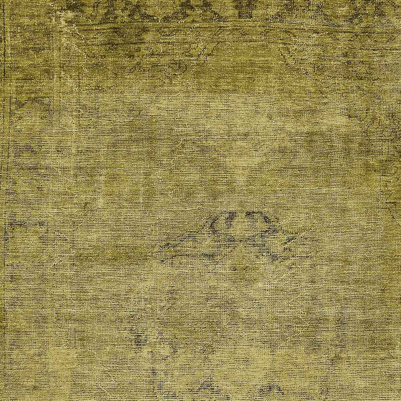 9' X 12' Gold Brown And Wheat Oriental Washable Indoor Outdoor Area Rug