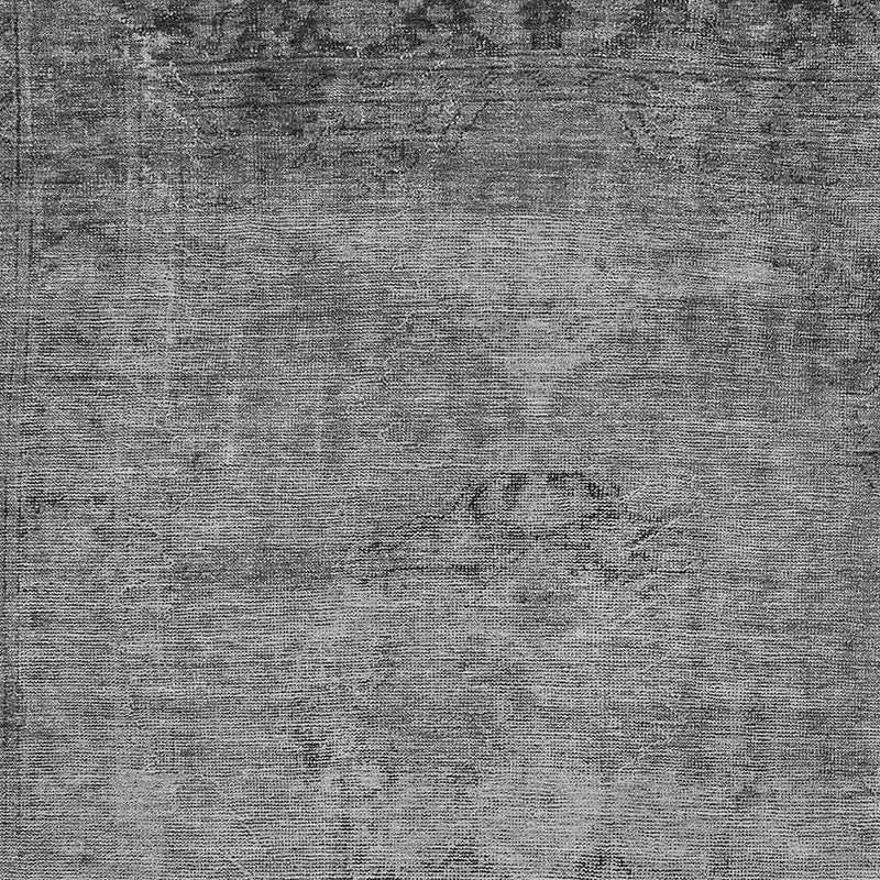 3' X 5' Gray Silver And Charcoal Oriental Washable Indoor Outdoor Area Rug