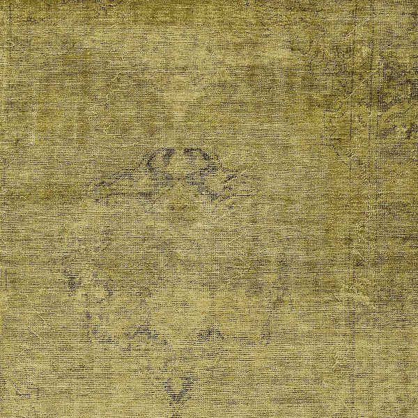 3' X 5' Gold Brown And Wheat Oriental Washable Indoor Outdoor Area Rug