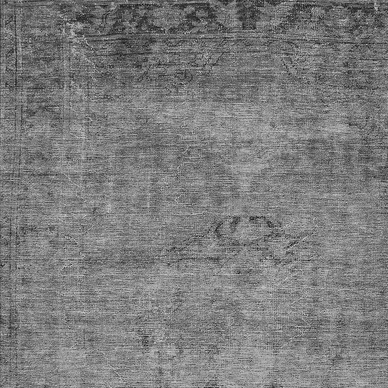 10' X 14' Gray Silver And Charcoal Oriental Washable Indoor Outdoor Area Rug