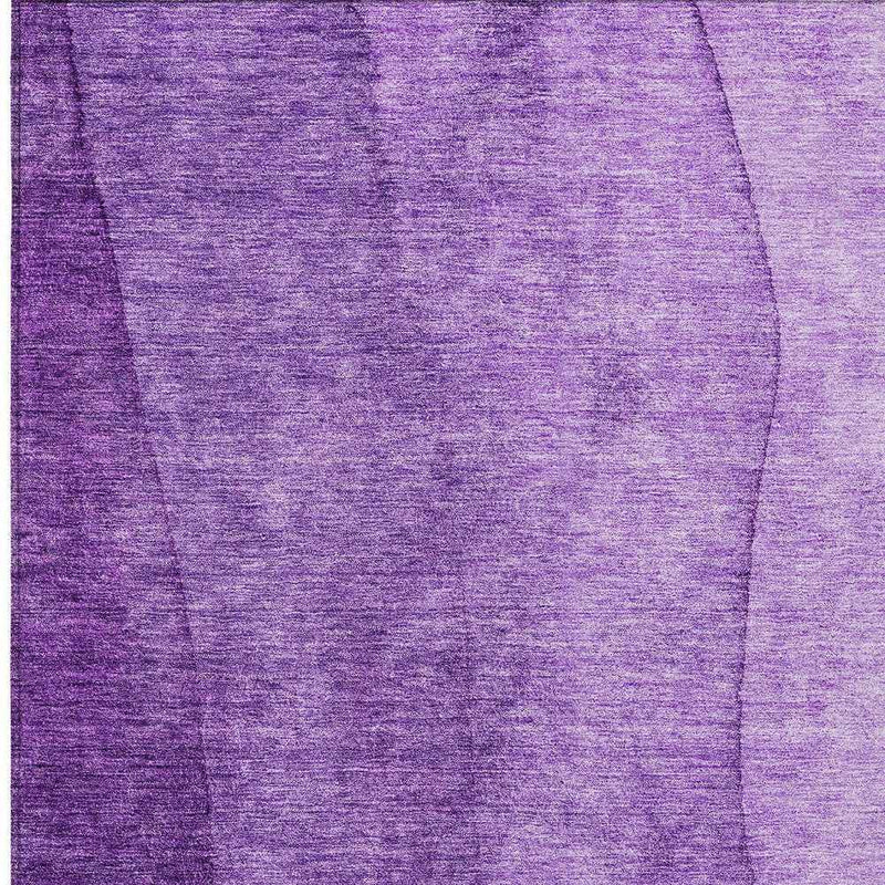 10' X 14' Purple And Lavender Ombre Washable Indoor Outdoor Area Rug