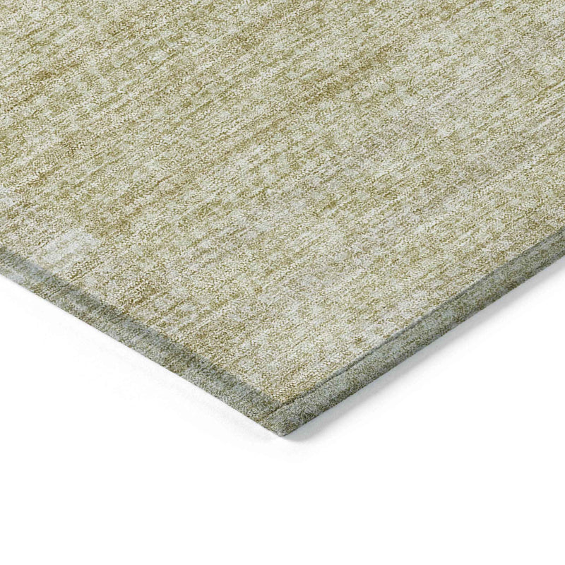 8' X 10' Beige And Ivory Striped Washable Indoor Outdoor Area Rug