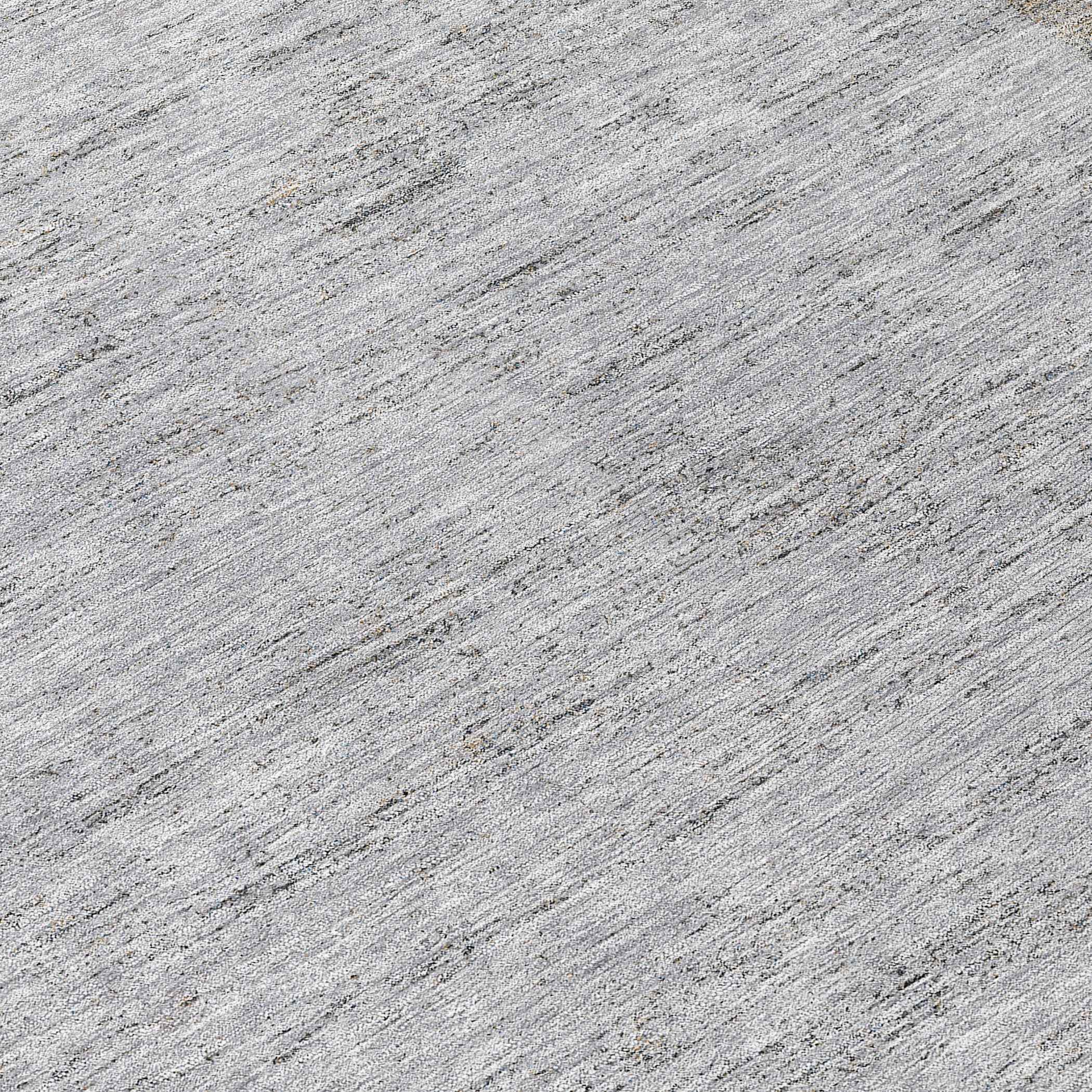 8' Taupe Beige And Blue Round Geometric Washable Indoor Outdoor Area Rug