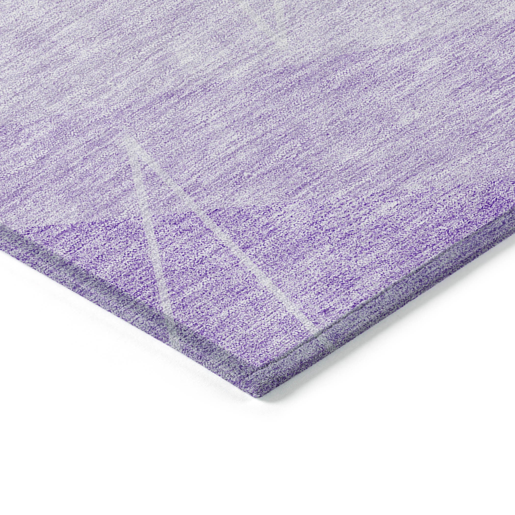 9' X 12' Lavender And Purple Geometric Washable Indoor Outdoor Area Rug - Outdoor