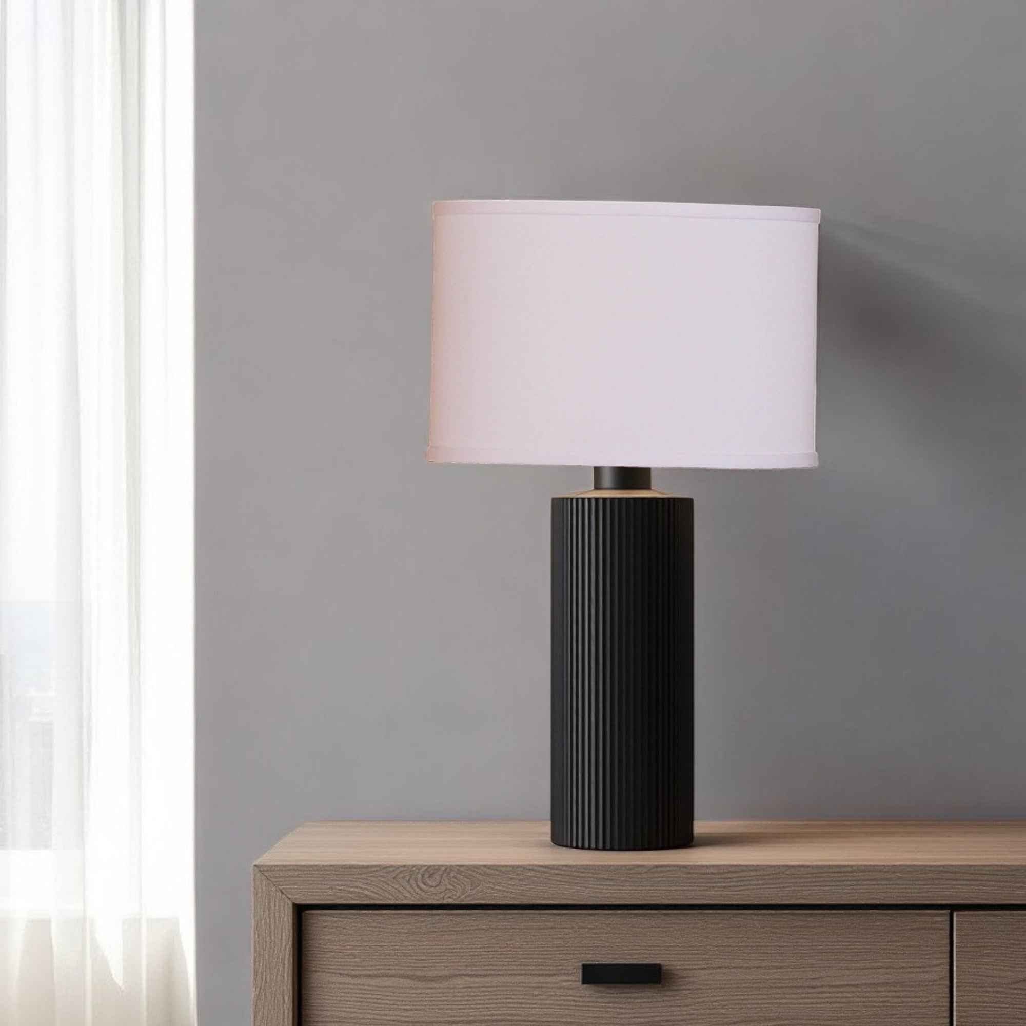 White No Slub Innsbruck Oval Lamp Shade