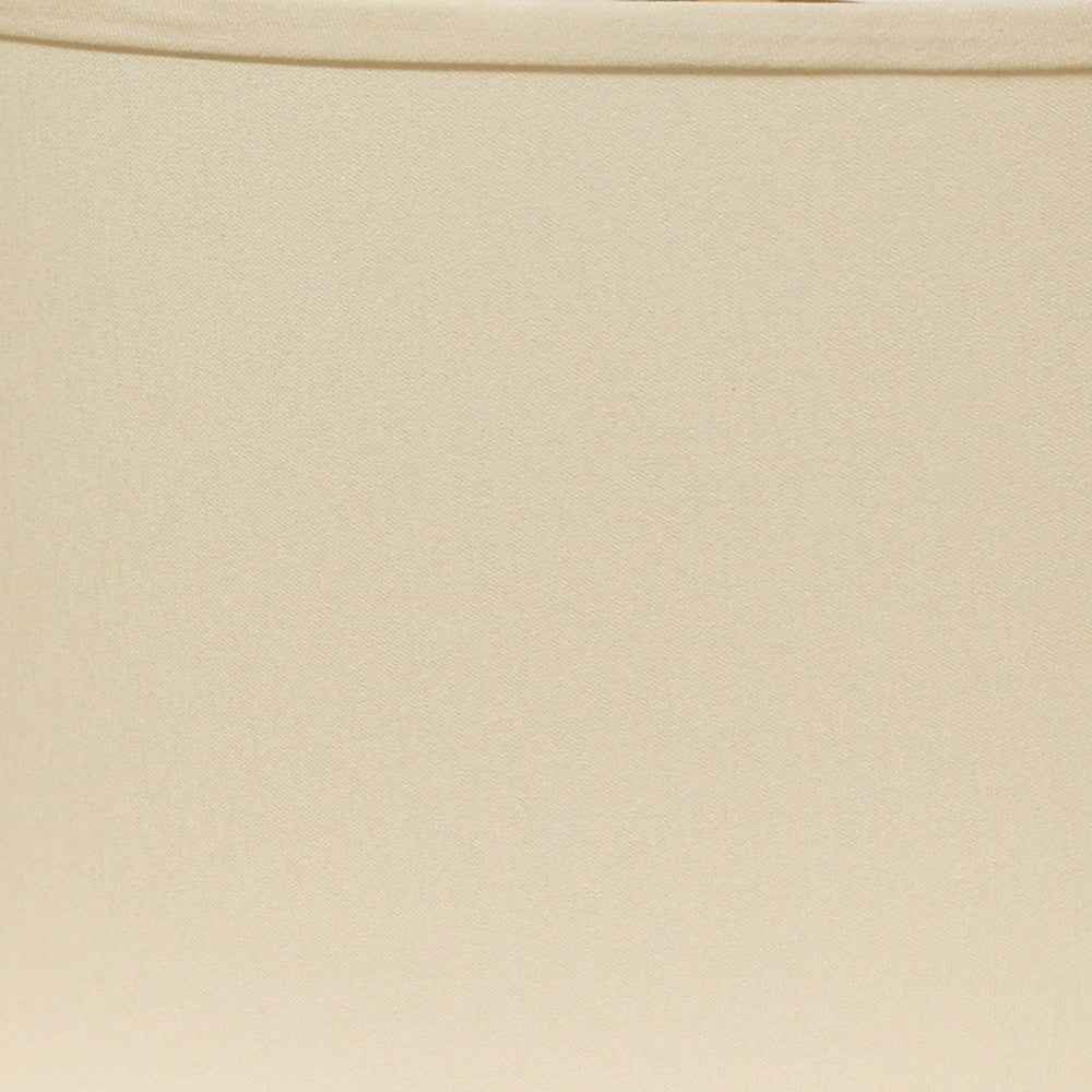 Ivory No Slub Innsbruck Oval Lamp Shade