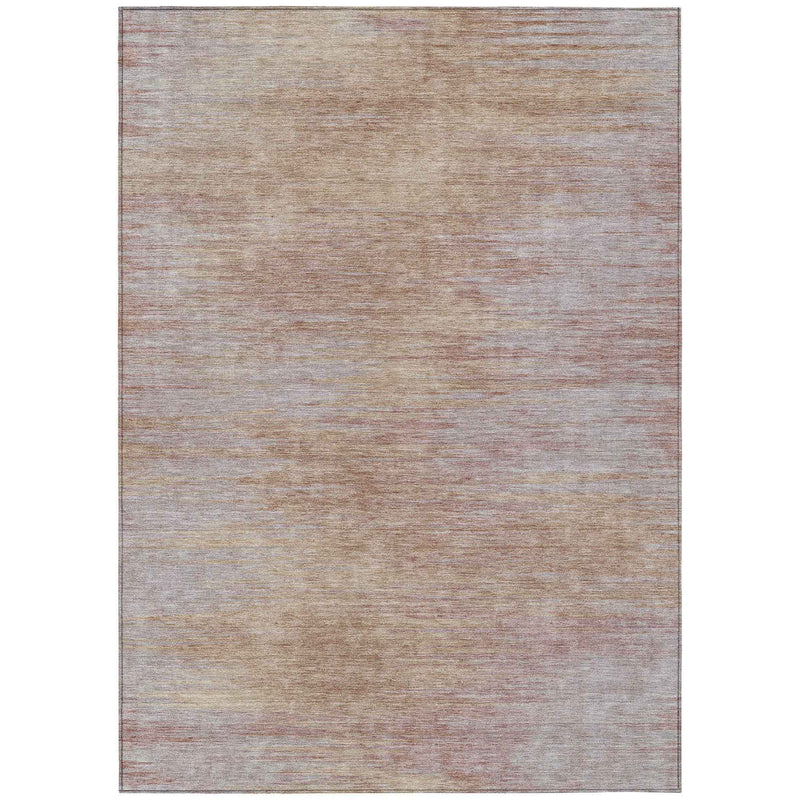 8' X 10' Merlot And Beige Abstract Washable Indoor Outdoor Area Rug