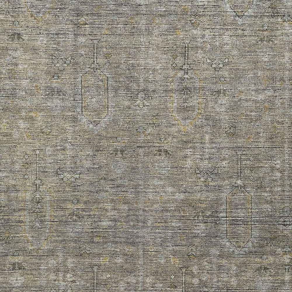 5' X 8' Taupe Gray And Beige Southwestern Washable Indoor Outdoor Area Rug