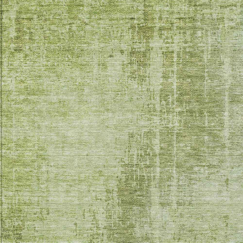 8' X 10' Sage And Green Abstract Washable Indoor Outdoor Area Rug