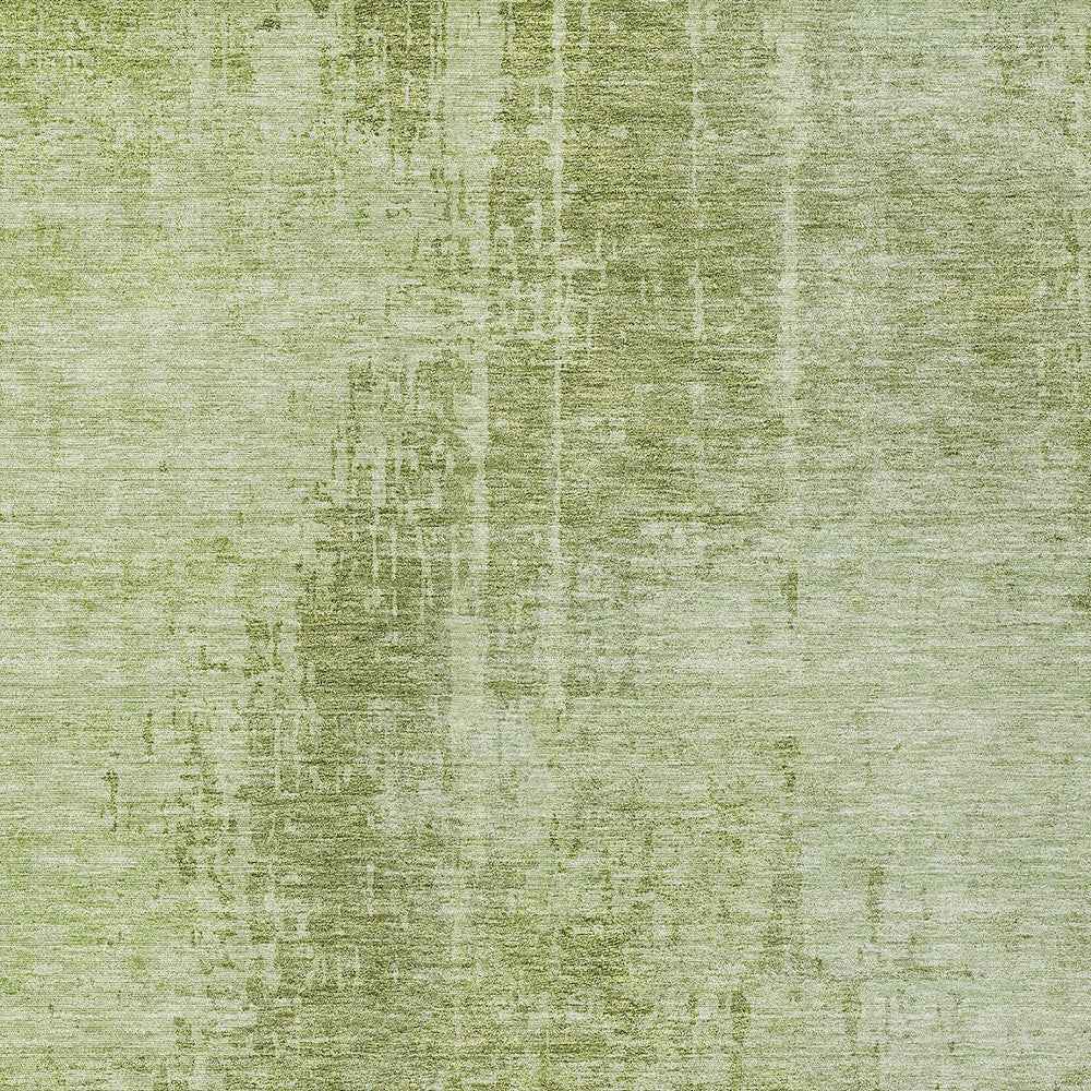 10' X 14' Sage And Green Abstract Washable Indoor Outdoor Area Rug