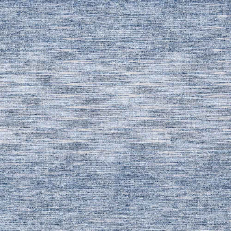 3' X 5' Denim Blue And Blue Abstract Washable Indoor Outdoor Area Rug
