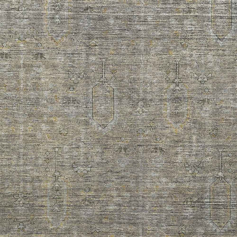 3' X 5' Taupe Gray And Beige Southwestern Washable Indoor Outdoor Area Rug