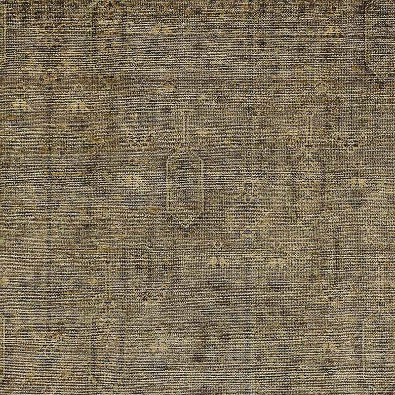 10' X 14' Brown And Beige Southwestern Washable Indoor Outdoor Area Rug