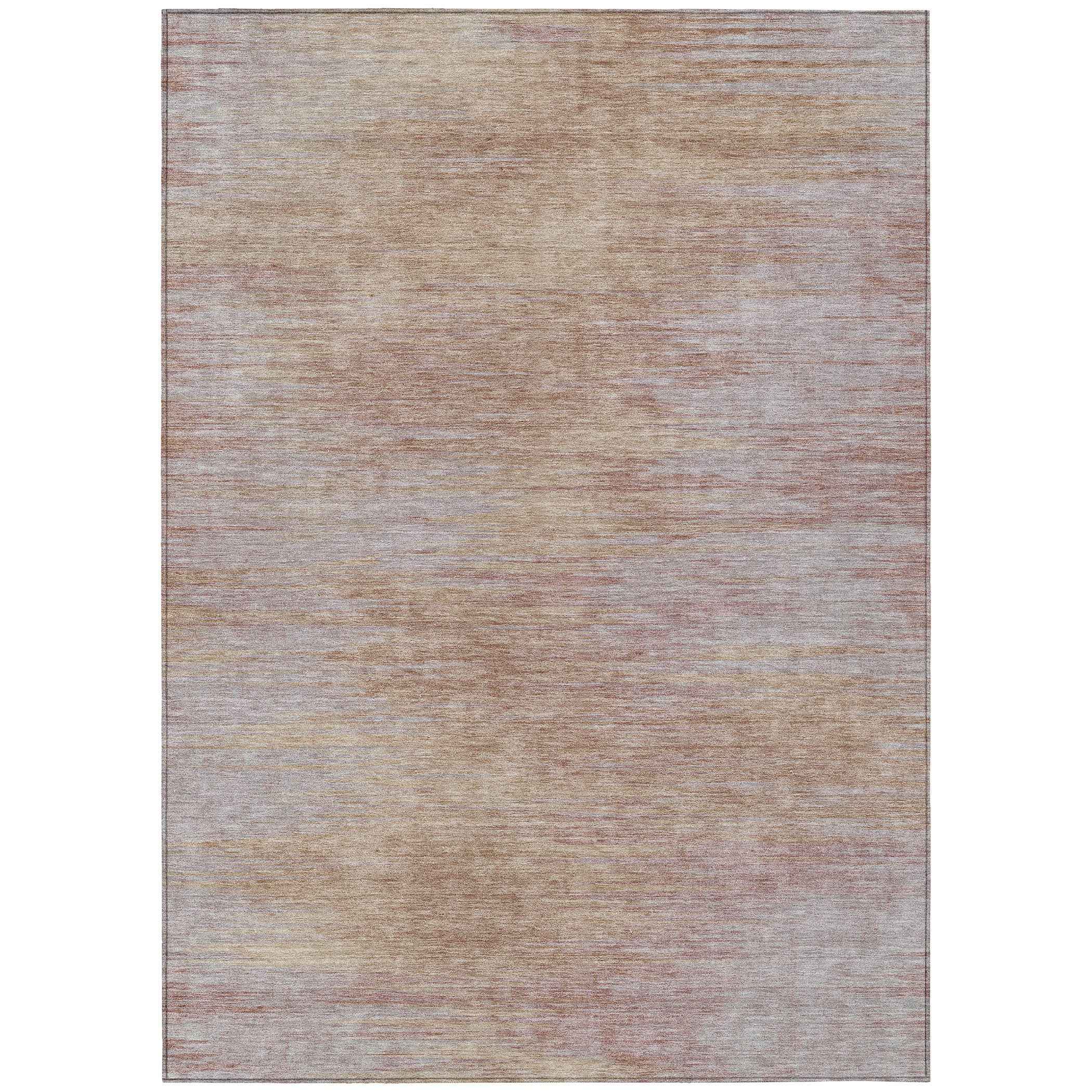 10' X 14' Merlot And Beige Abstract Washable Indoor Outdoor Area Rug