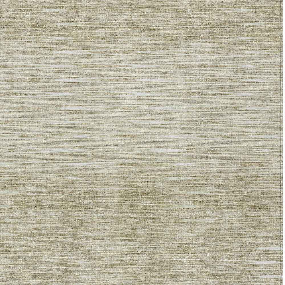 5' X 8' Khaki And Beige Abstract Washable Indoor Outdoor Area Rug