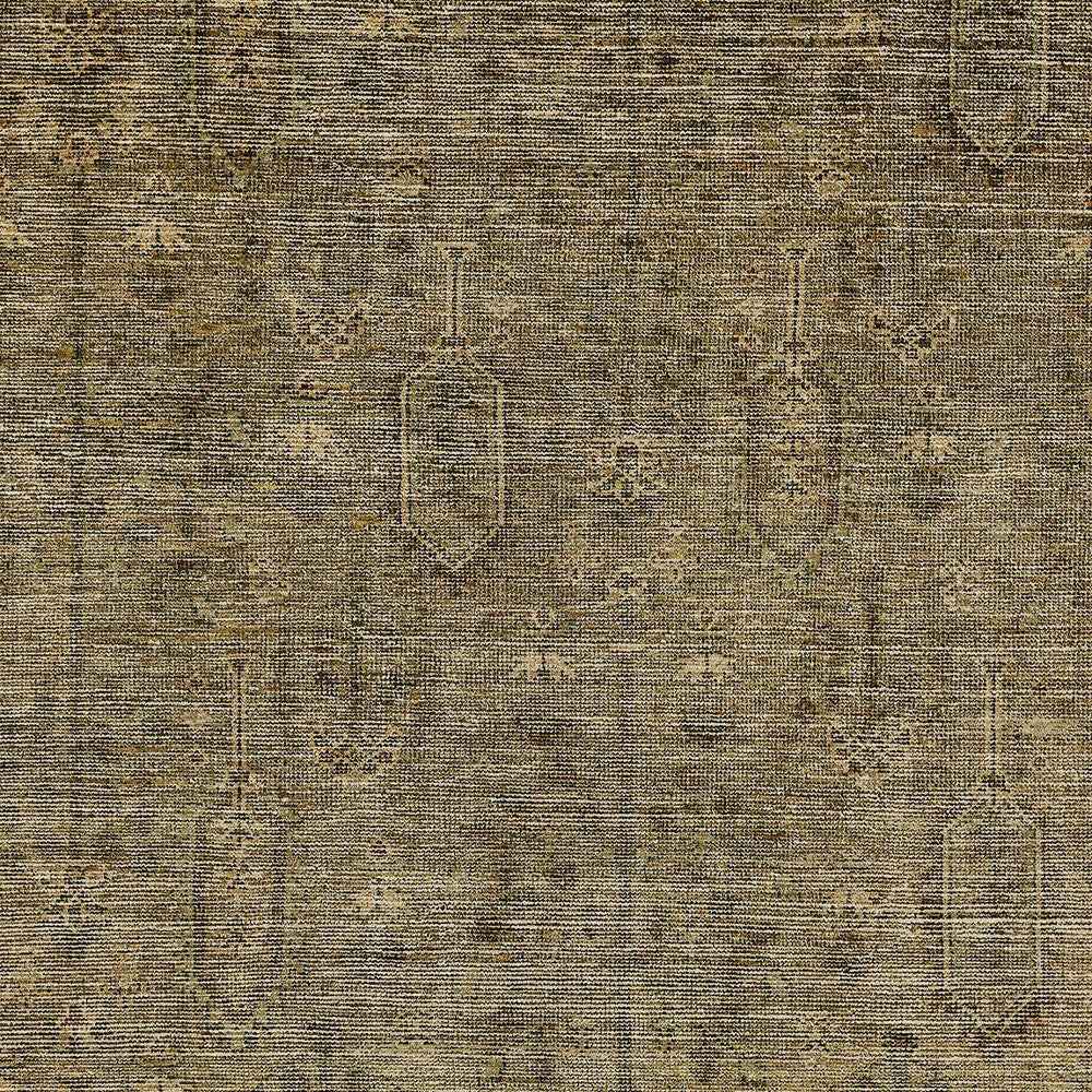 8' X 10' Brown And Beige Southwestern Washable Indoor Outdoor Area Rug