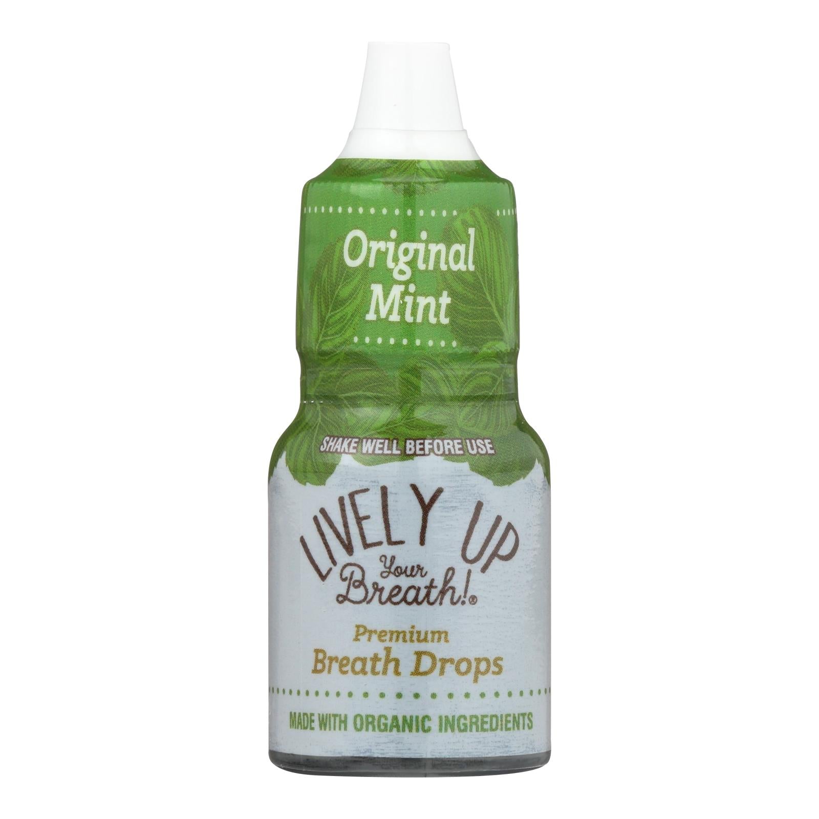 Lively Up Your Breath! Original Mint Premium Breath Drops  - Case Of 12 - .27 Fz - GreatEagleInc