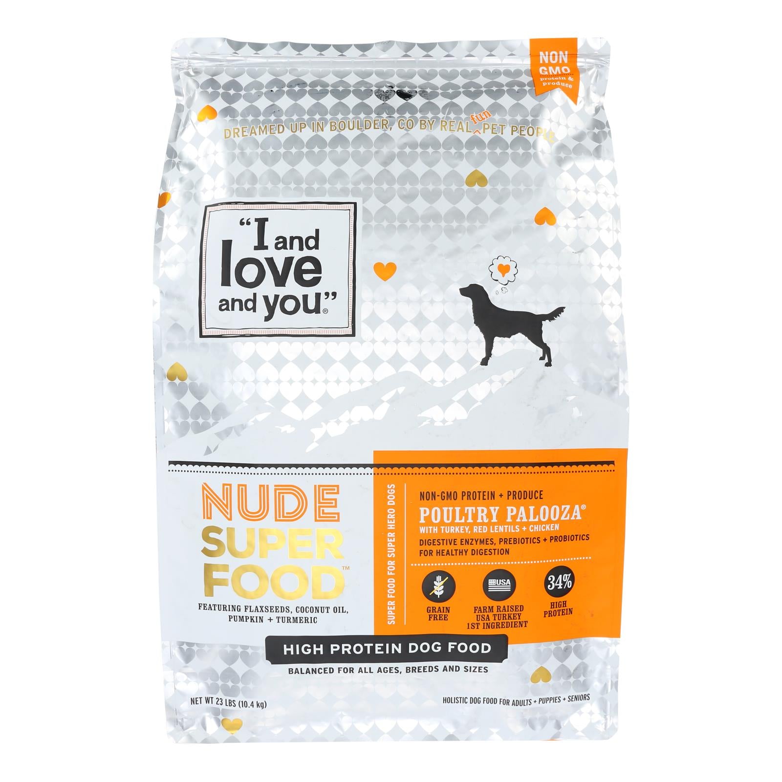 I And Love And You I And Dog Kibble Poultry - 23 Lb. - GreatEagleInc