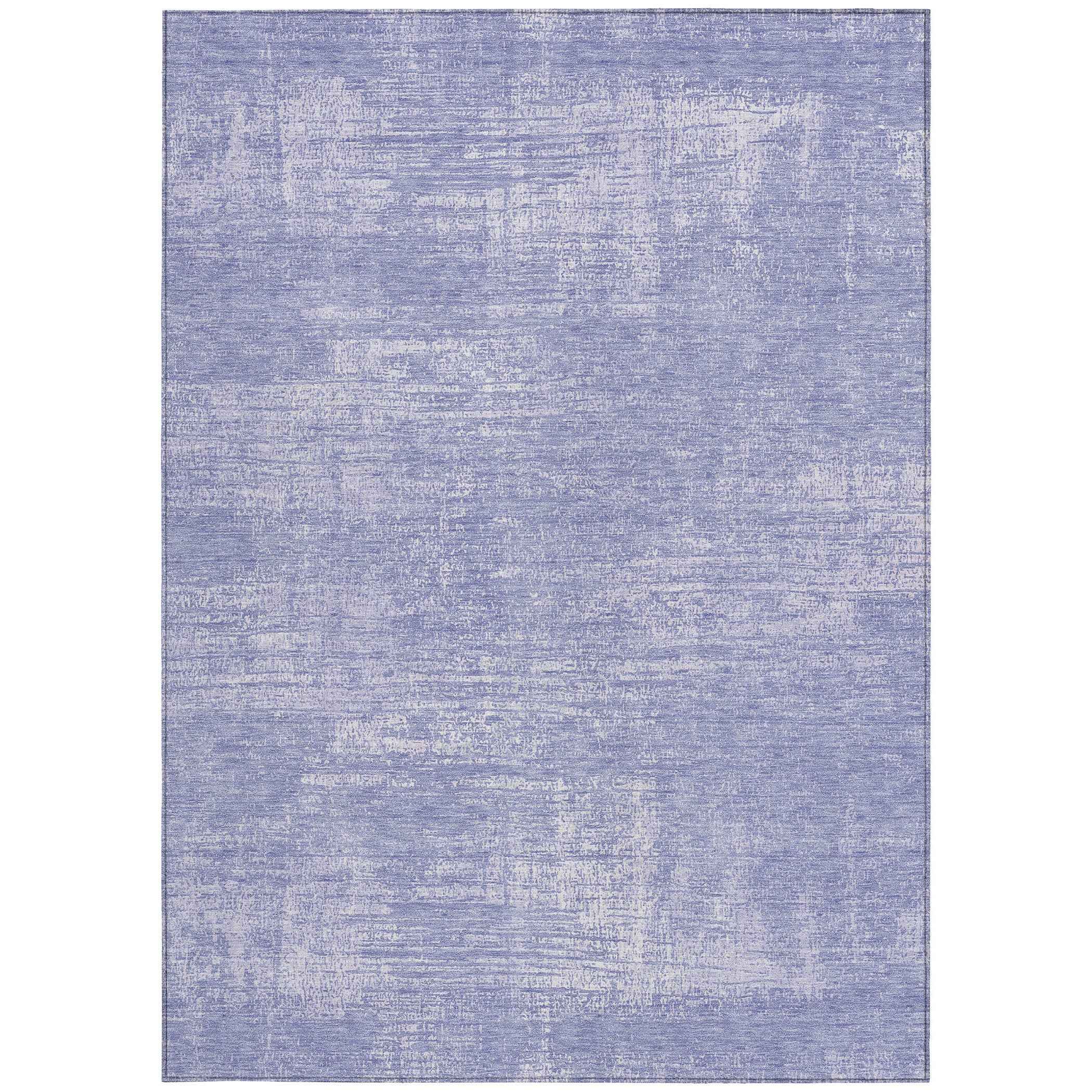 8' X 10' Lavender Purple And Lilac Abstract Washable Indoor Outdoor Area Rug