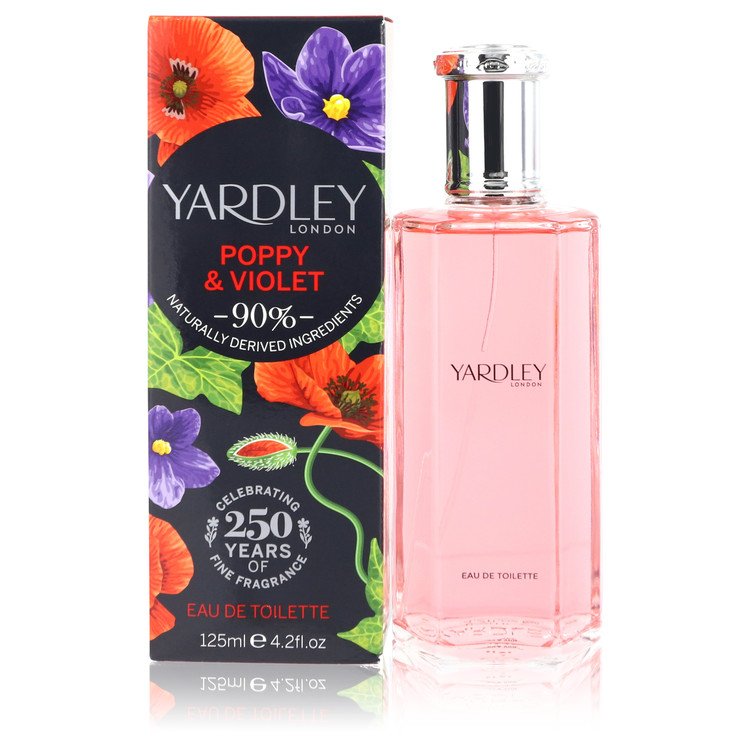 Yardley Poppy & Violet by Yardley London Eau De Toilette Spray 4.2 oz for Women Default Title