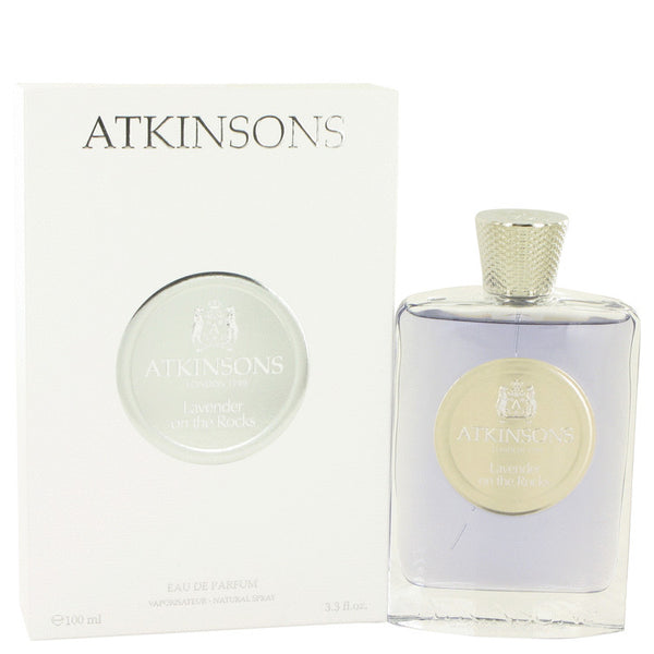 Lavender on the Rocks by Atkinsons Eau De Parfum Spray 3.3 oz for Women - GreatEagleInc