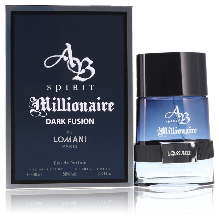 Spirit Millionaire Dark Fusion by Lomani Eau De Parfum Spray 3.3 oz for Men Regular