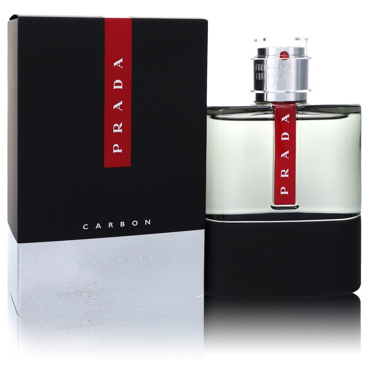 Prada Luna Rossa Carbon by Prada Eau De Toilette Spray 5.1 oz for Men - GreatEagleInc