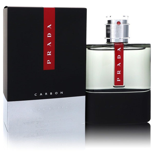 Prada Luna Rossa Carbon by Prada Eau De Toilette Spray 5.1 oz for Men - GreatEagleInc