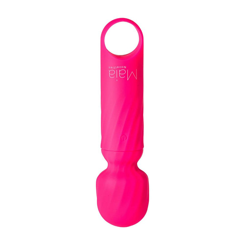 Dolly Pink Silicone Mini Wand Rechargeable - GreatEagleInc