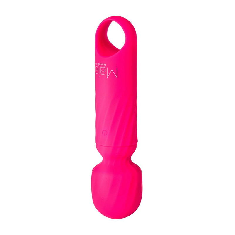 Dolly Pink Silicone Mini Wand Rechargeable - GreatEagleInc