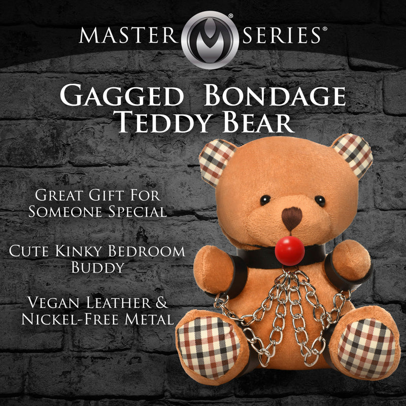 Master Series Gagged Bondage Bear - GreatEagleInc