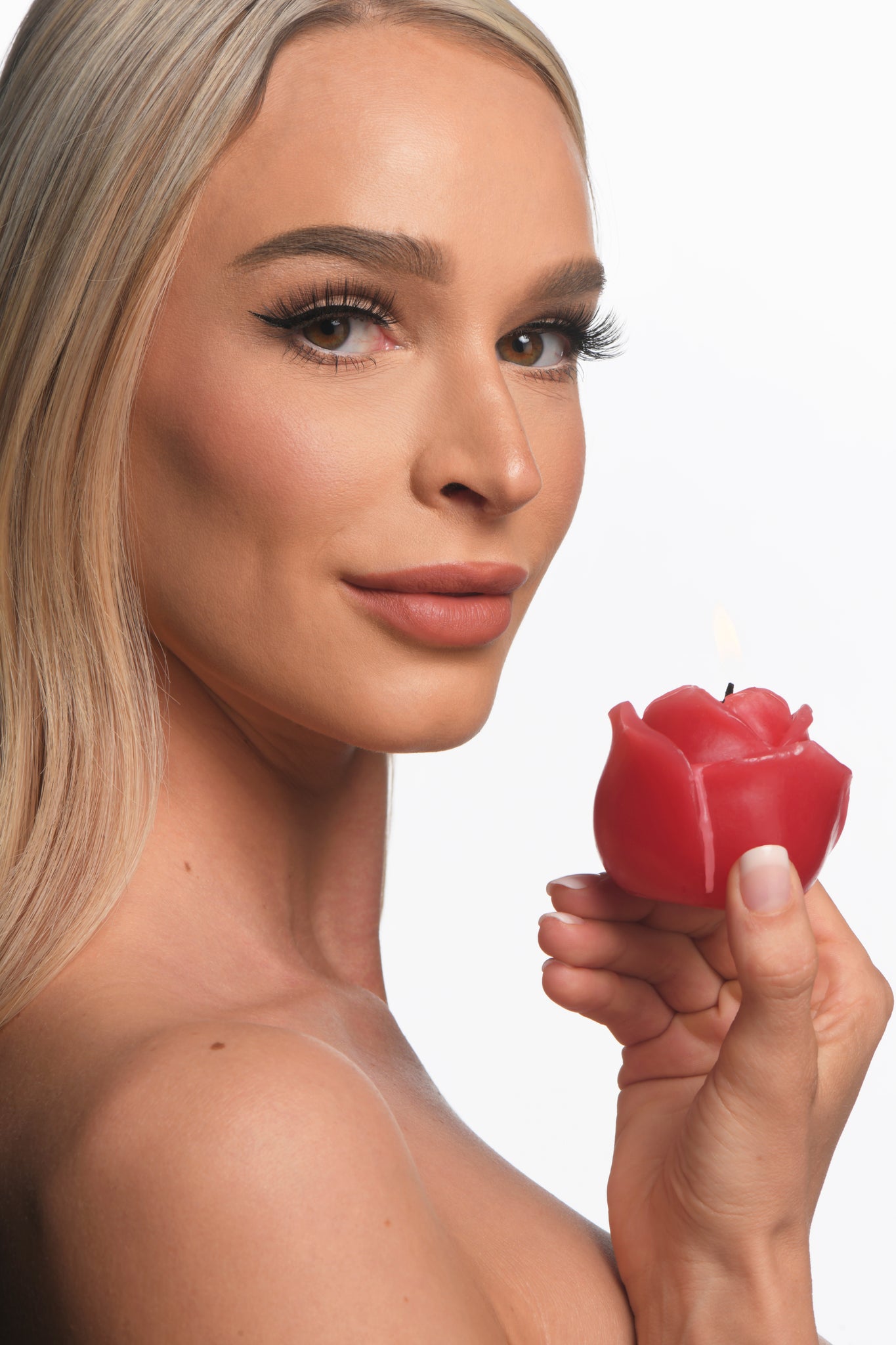 Master Series Flaming Rose Drip Candle - GreatEagleInc