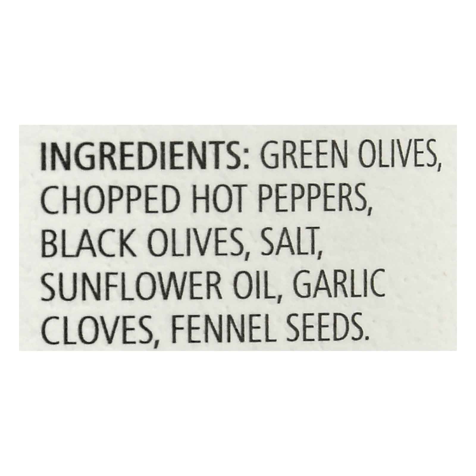 Bono - Olive Mix Spicy Itln Pittd - Case Of 6-9.88 Oz