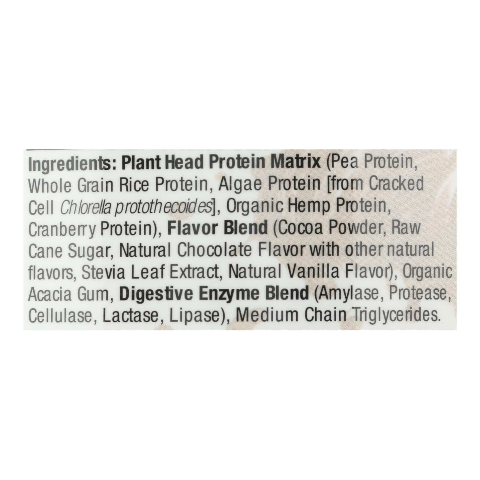 Genceutic Naturals Plant Head Protein - Chocolate - 1.7 Lb - Eco-Friendly Home & Grocery