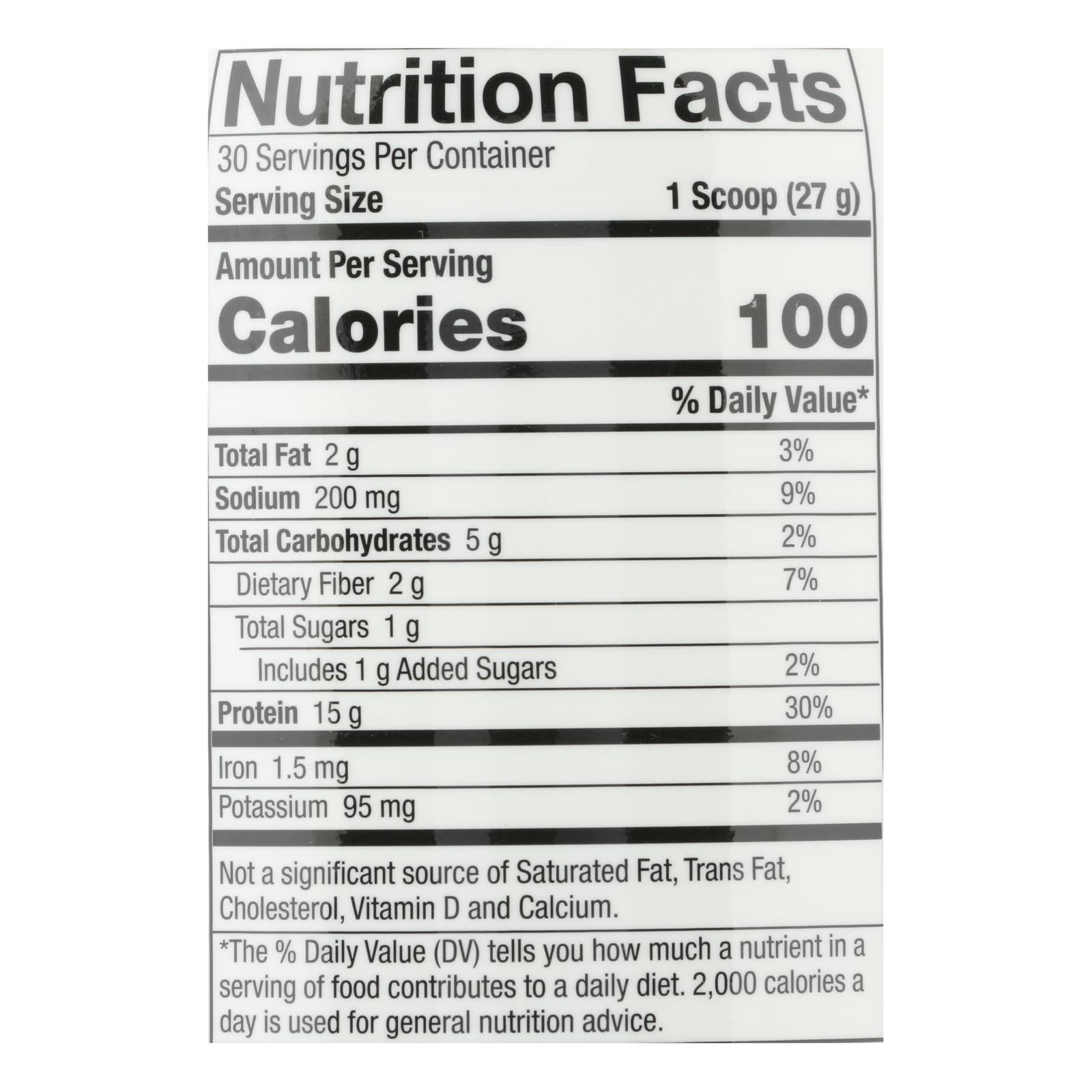 Genceutic Naturals Plant Head Protein - Chocolate - 1.7 Lb - Eco-Friendly Home & Grocery