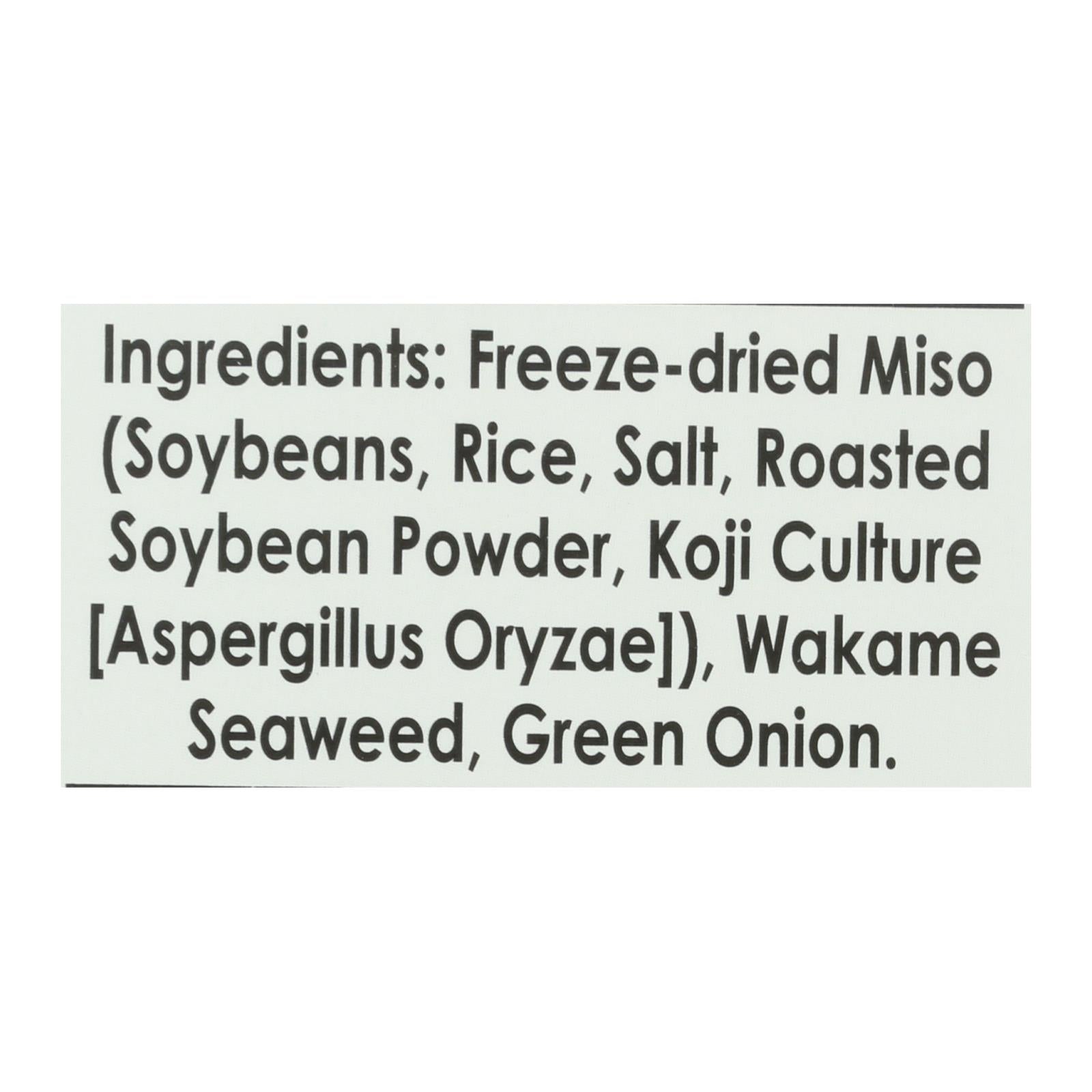 Edward And Sons Seaweed Miso - Cup - Case Of 12 - 2.5 Oz. - GreatEagleInc