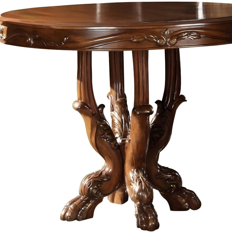 48" Brown Solid Wood Dining Table - Kitchen & Dining